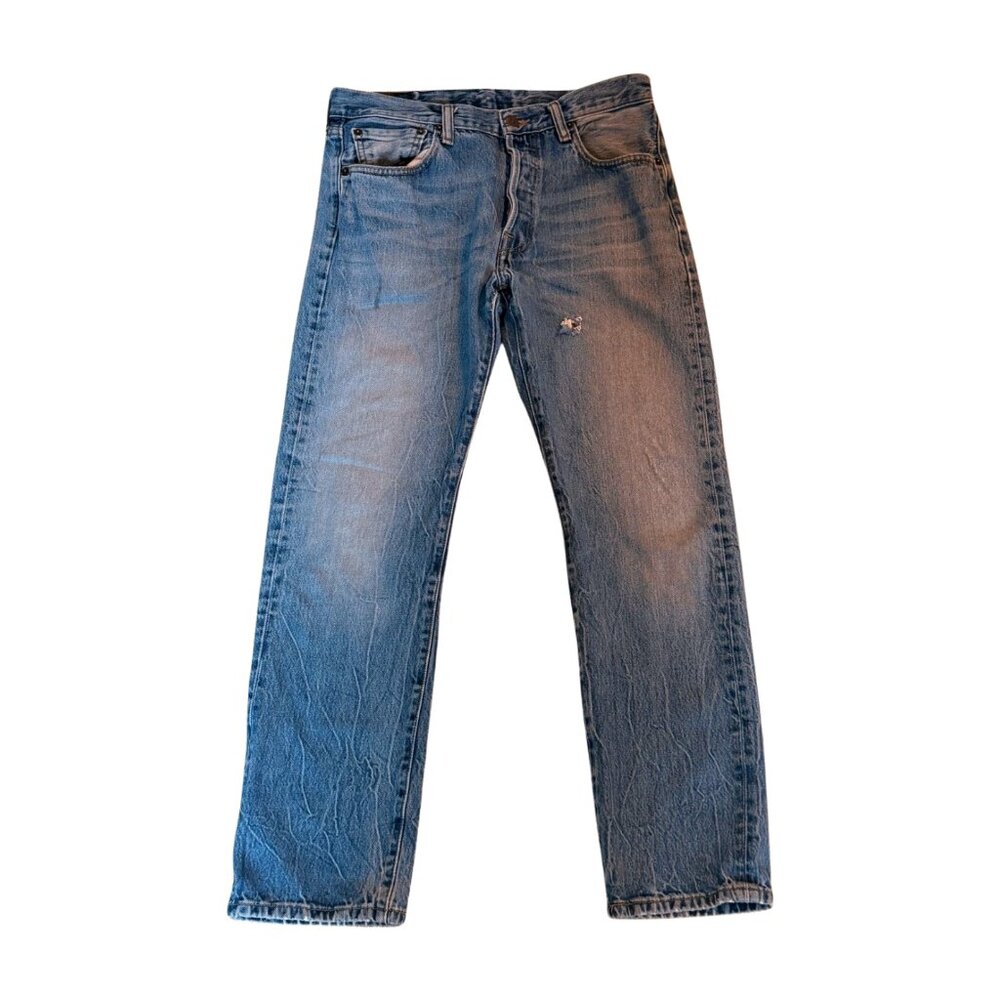 Vintage Levi’s 501 Button Fly Jeans W32 L30 Made in Haiti – Faded Distressed